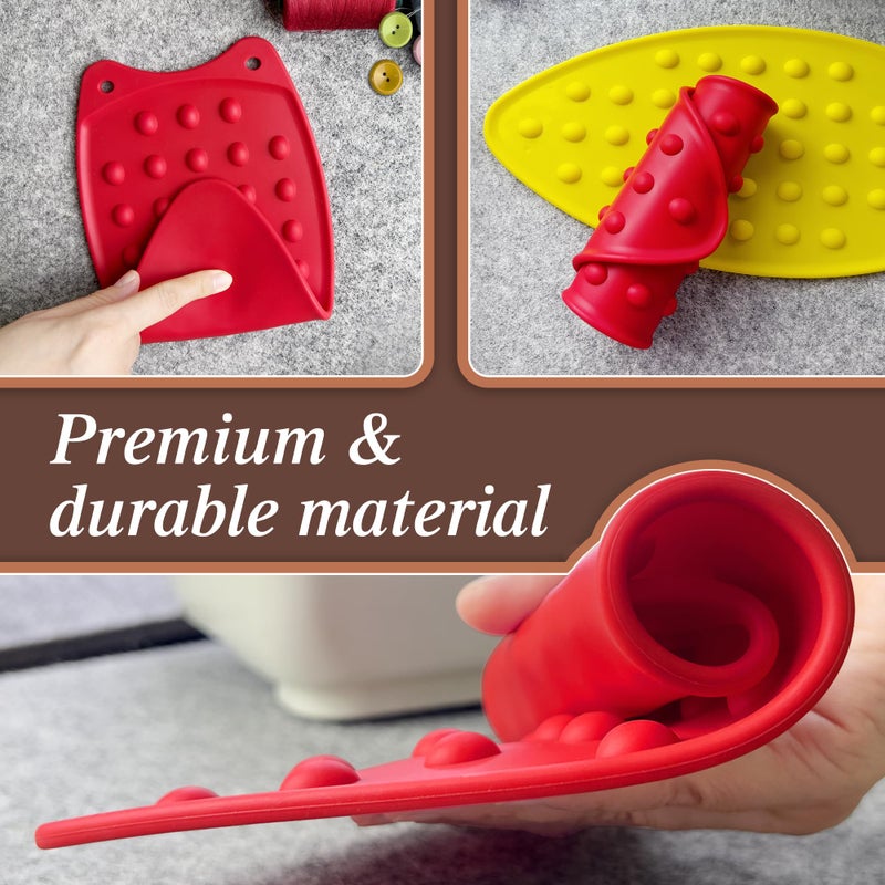 Savina Silicone Rest Pad for Ironing Board(2 Pack). Heat Resistant Pad, Thicker Version. Perfect Combination with Ironing Board and Mat. - Image 5